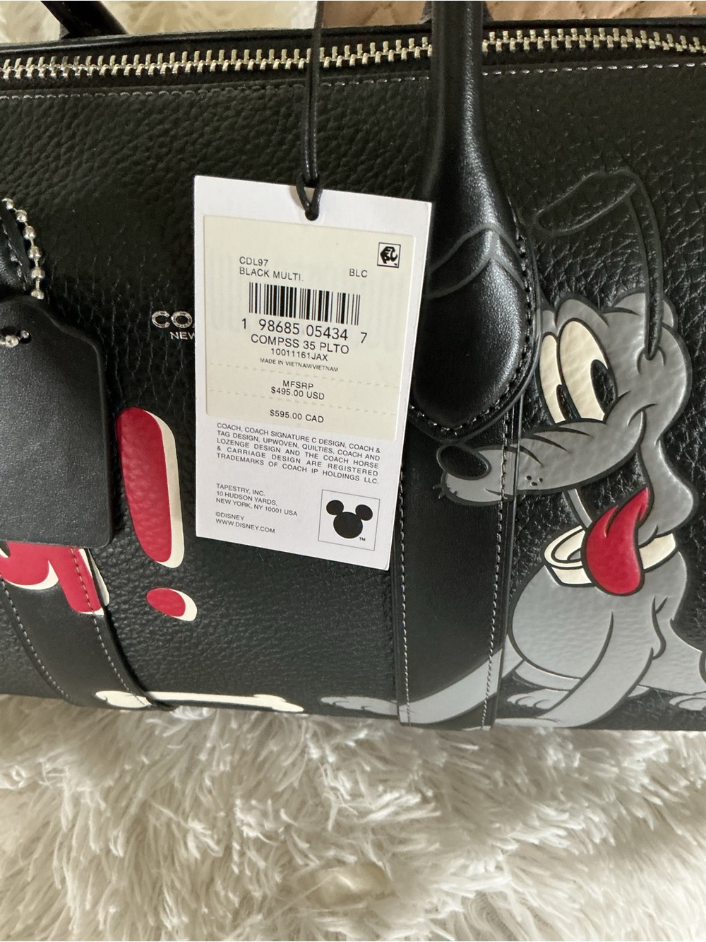 Coach Disney X Compass 35 Pluto in black - Picture 9 of 9